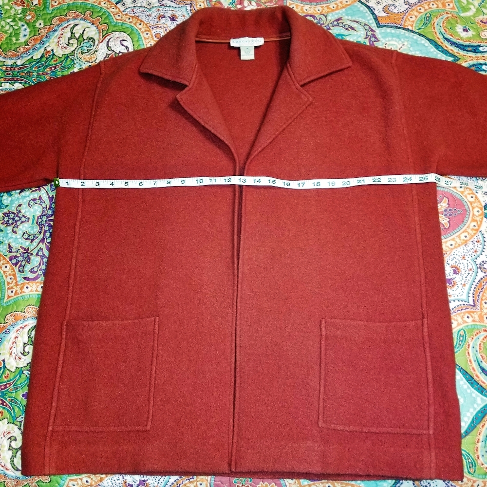 Doncaster Drapey Open Front Wool Coat / Jacket - image 6